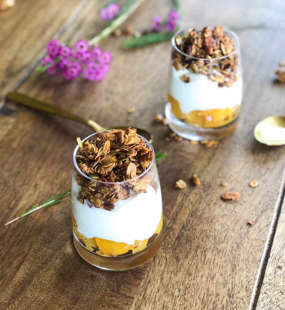 An Easy Canned Peach Recipe: Peach Parfaits - California Grown