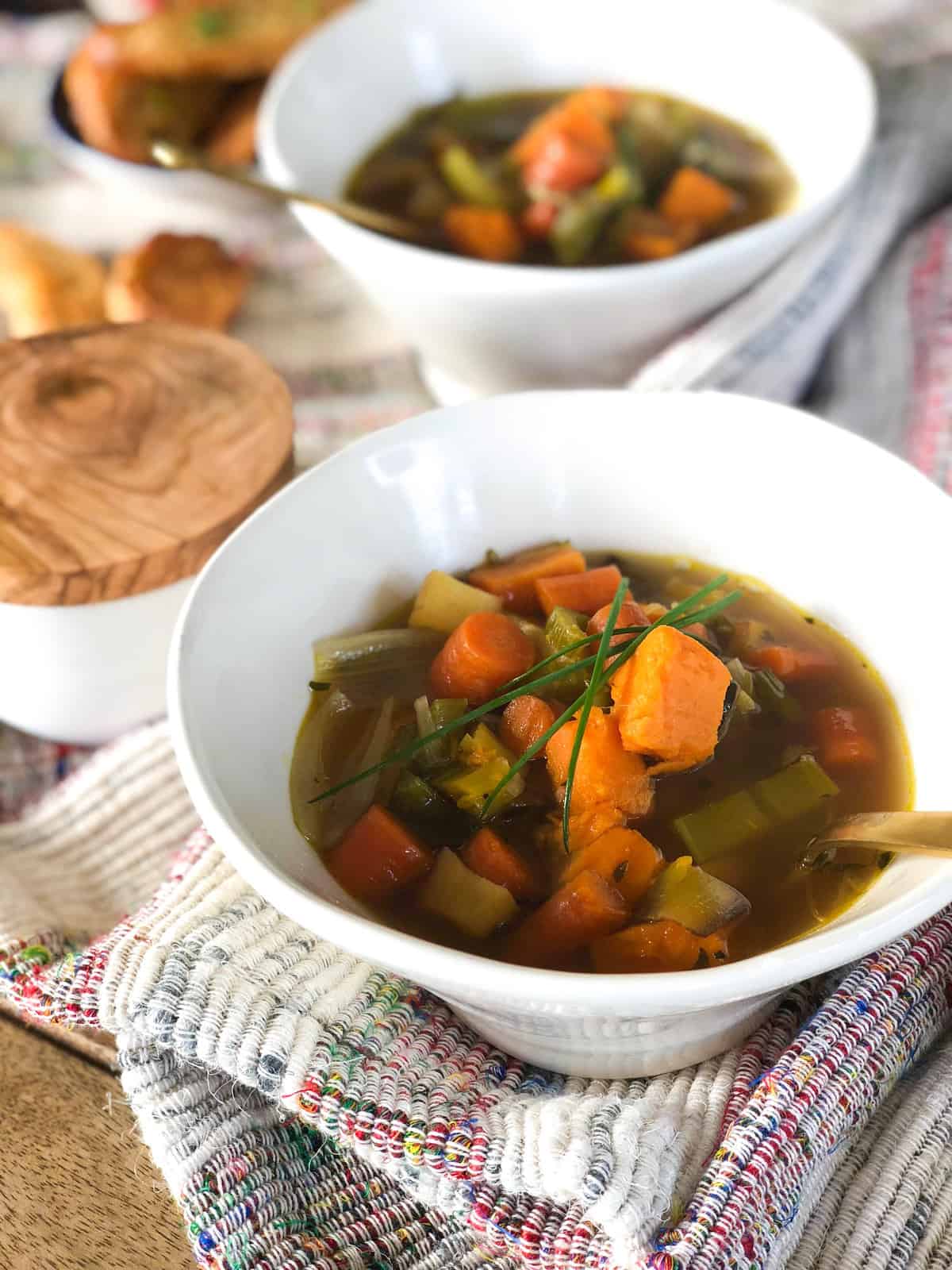 Roasted Winter Vegetable Soup - California Grown