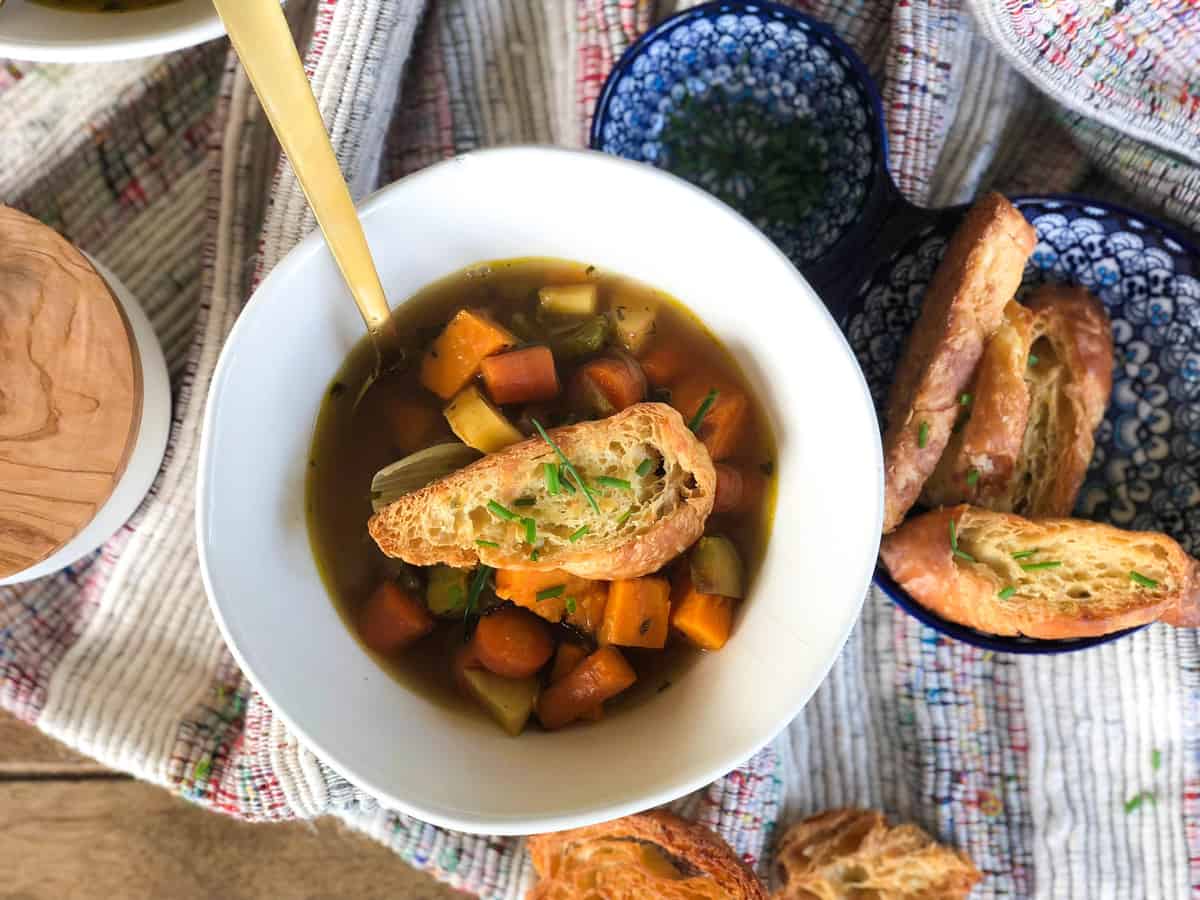Roasted Winter Vegetable Soup