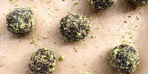 How To Make A Truffle; Pistachio Prune Truffles