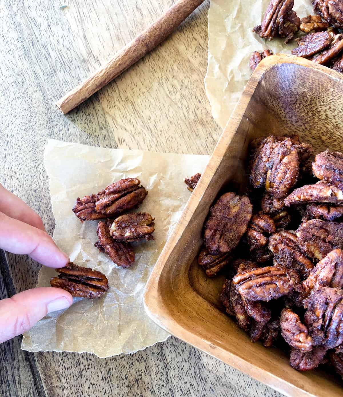 Spiced pecans