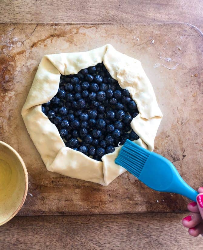 An Easy Fresh Blueberry Galette Recipe - California Grown