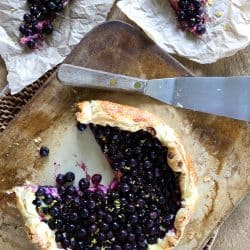 Blueberry Cream Cheese Galette