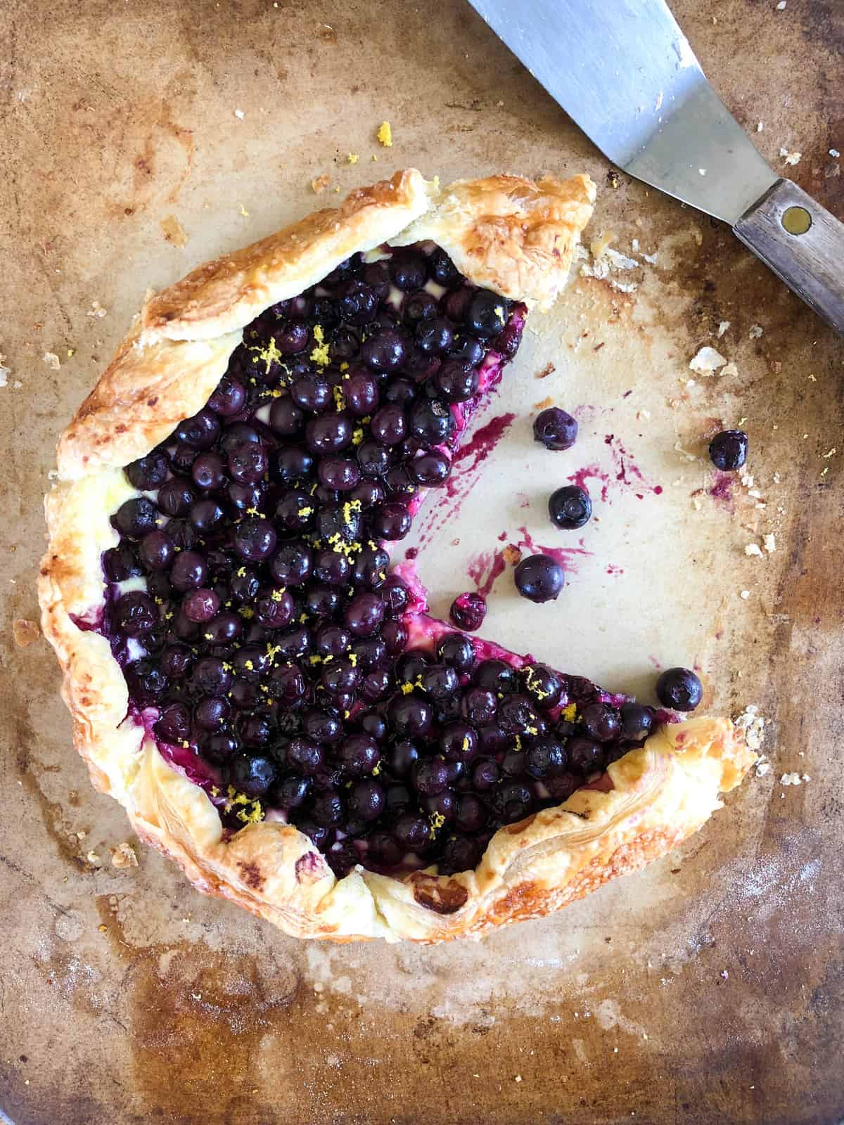 An Easy Fresh Blueberry Galette Recipe