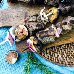 Fig and Beef Kabobs. So delicious!