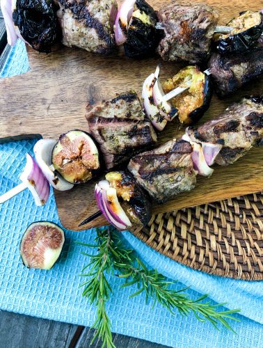 Fig and Beef Kabobs. So delicious!