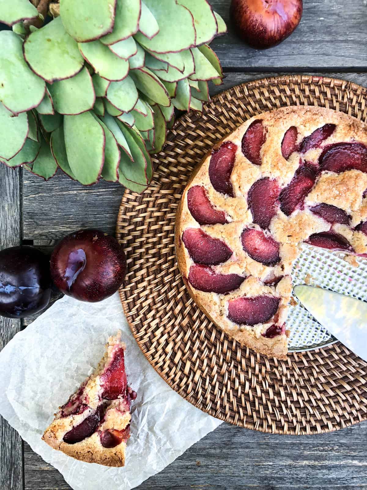 Black Plum Cake