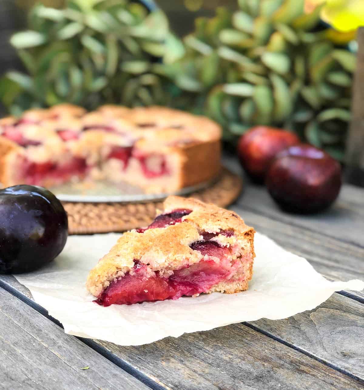 Black Plum Cake