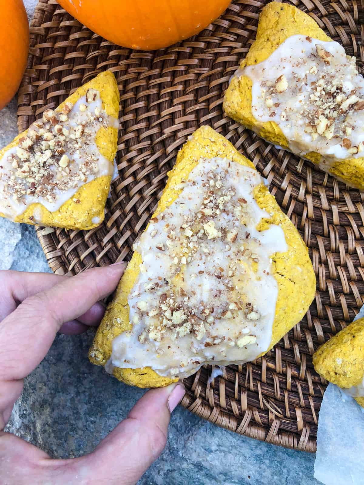 Pumpkin Pecan Scones