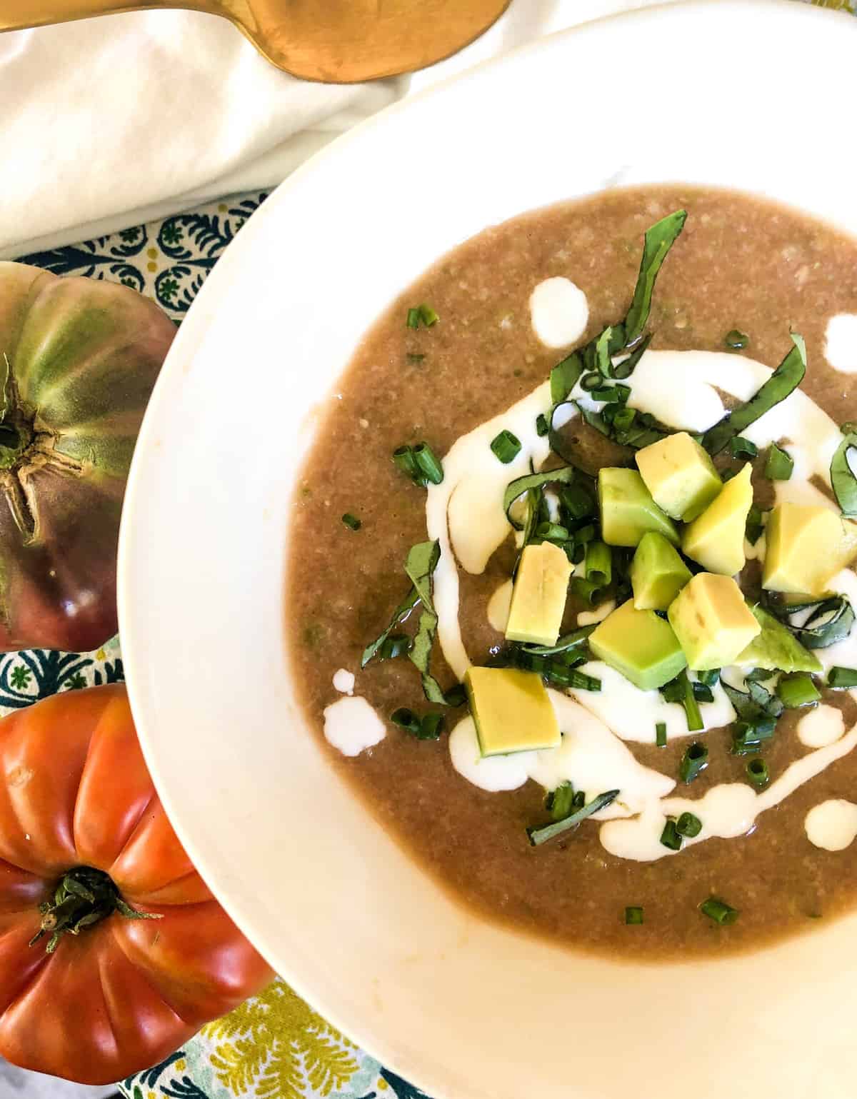 Heirloom Tomato Gazpacho