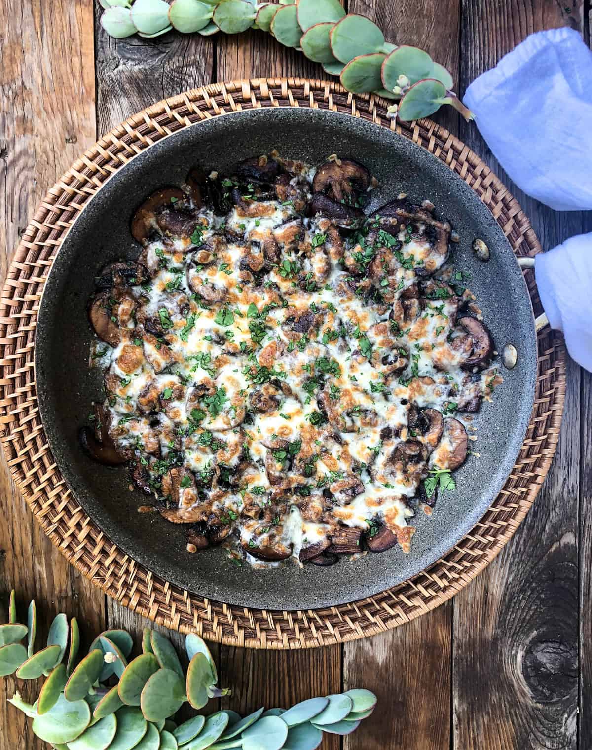 Drunken Mushroom Skillet