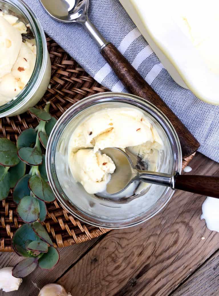 Sensational Garlic Ice Cream inspired by The Gilroy Garlic Festival California Grown