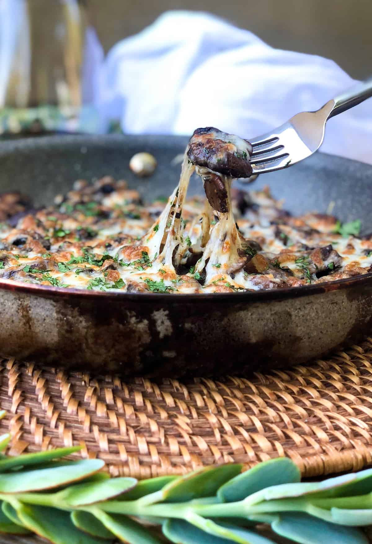 Drunken Mushroom Skillet