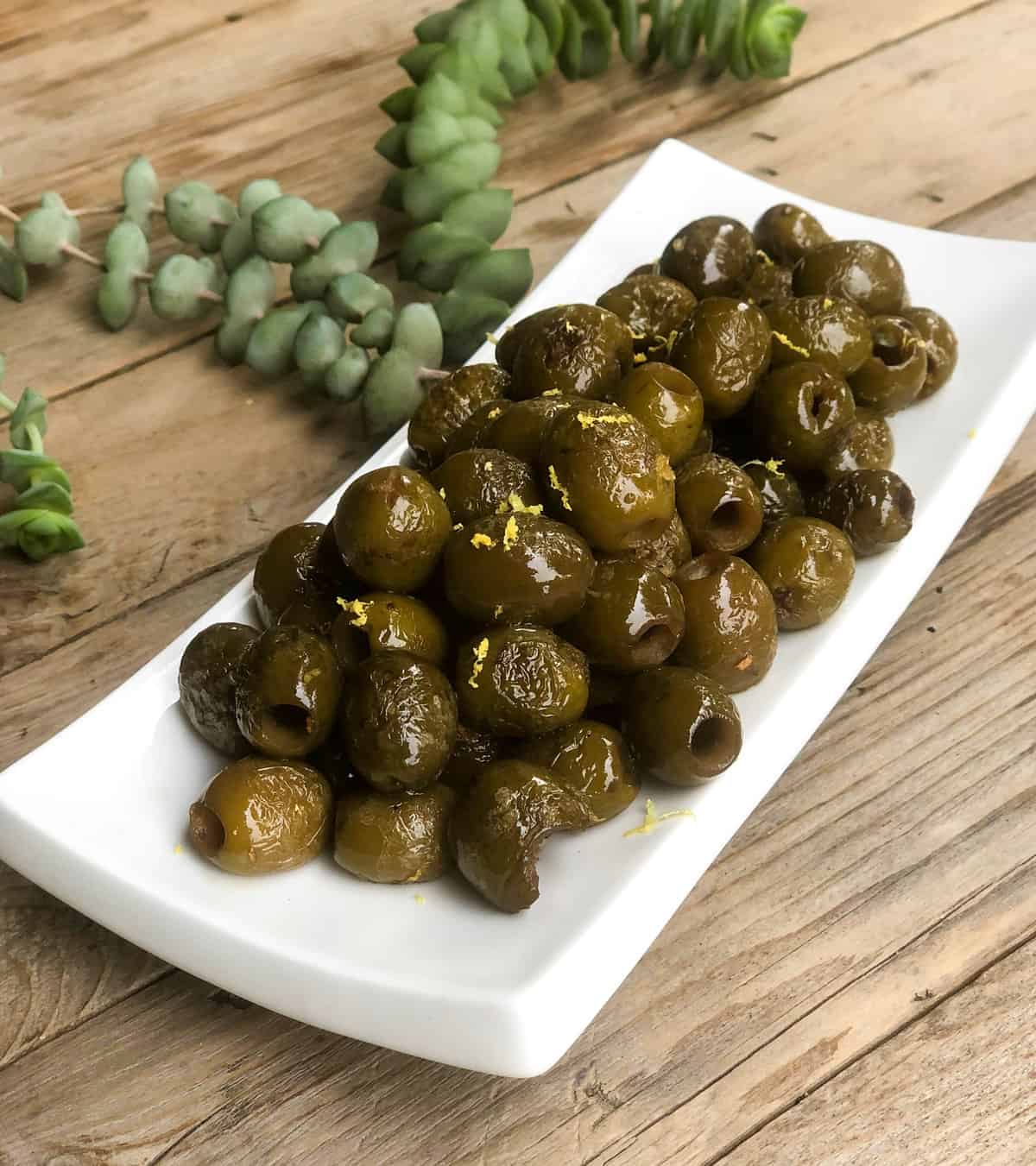 Blistered Olives Recipe