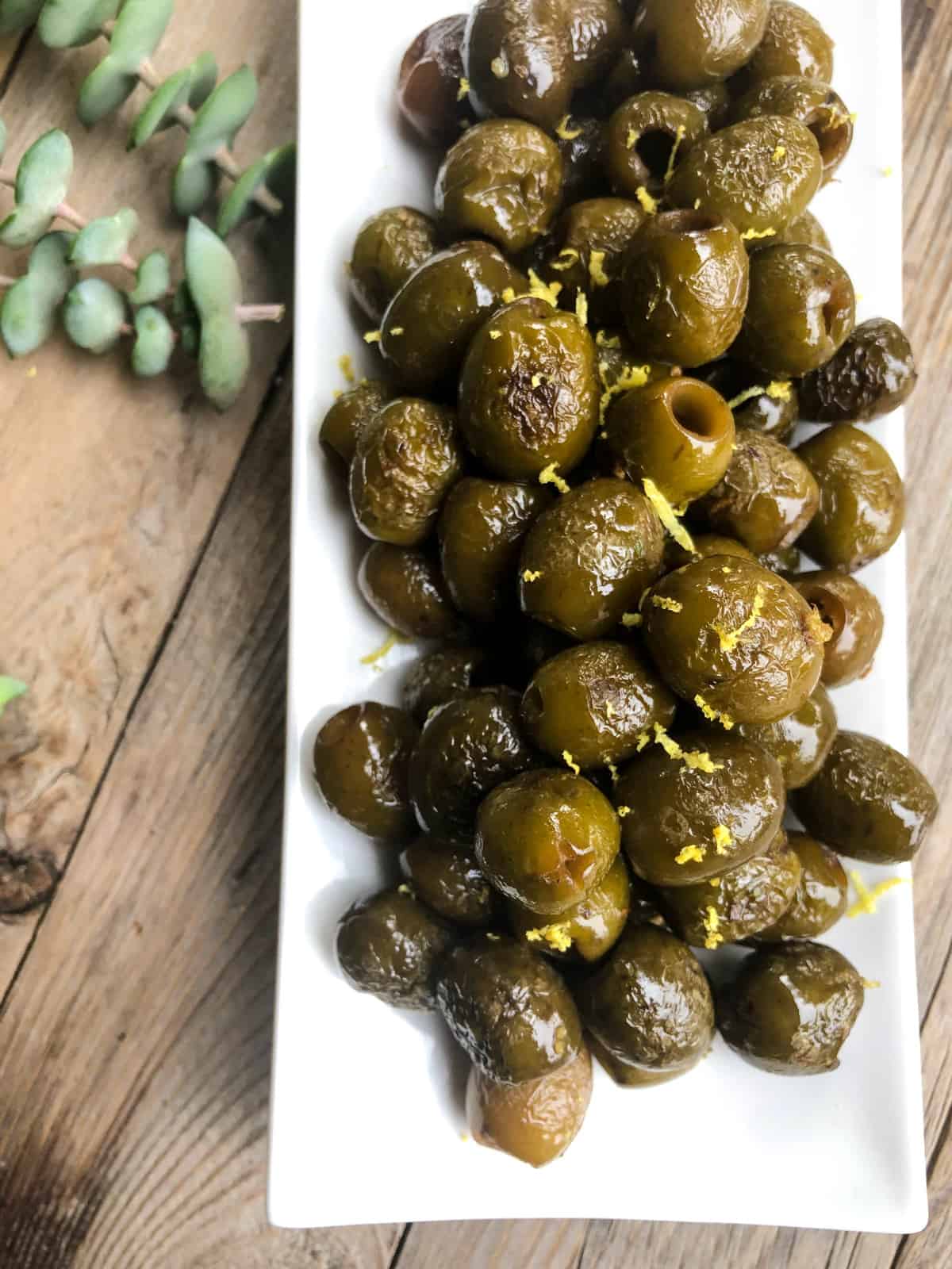 Blistered Olives Recipe