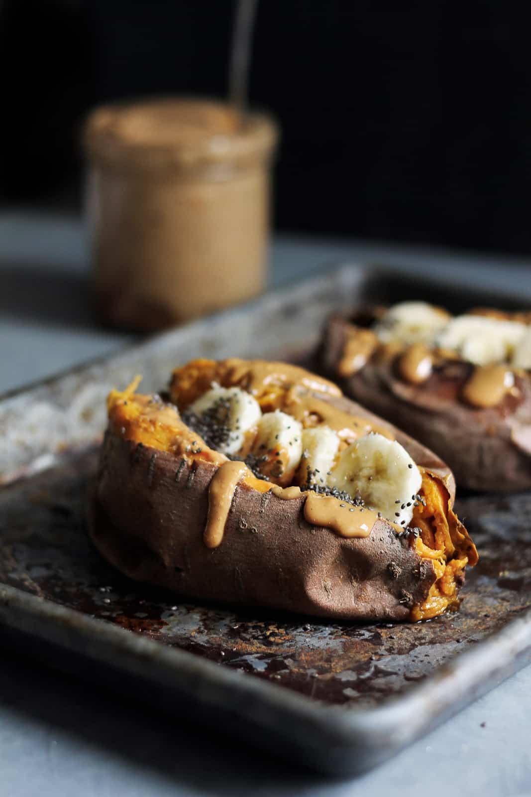 Spiralized Sweet Potato (with Brown Sugar Honey Butter