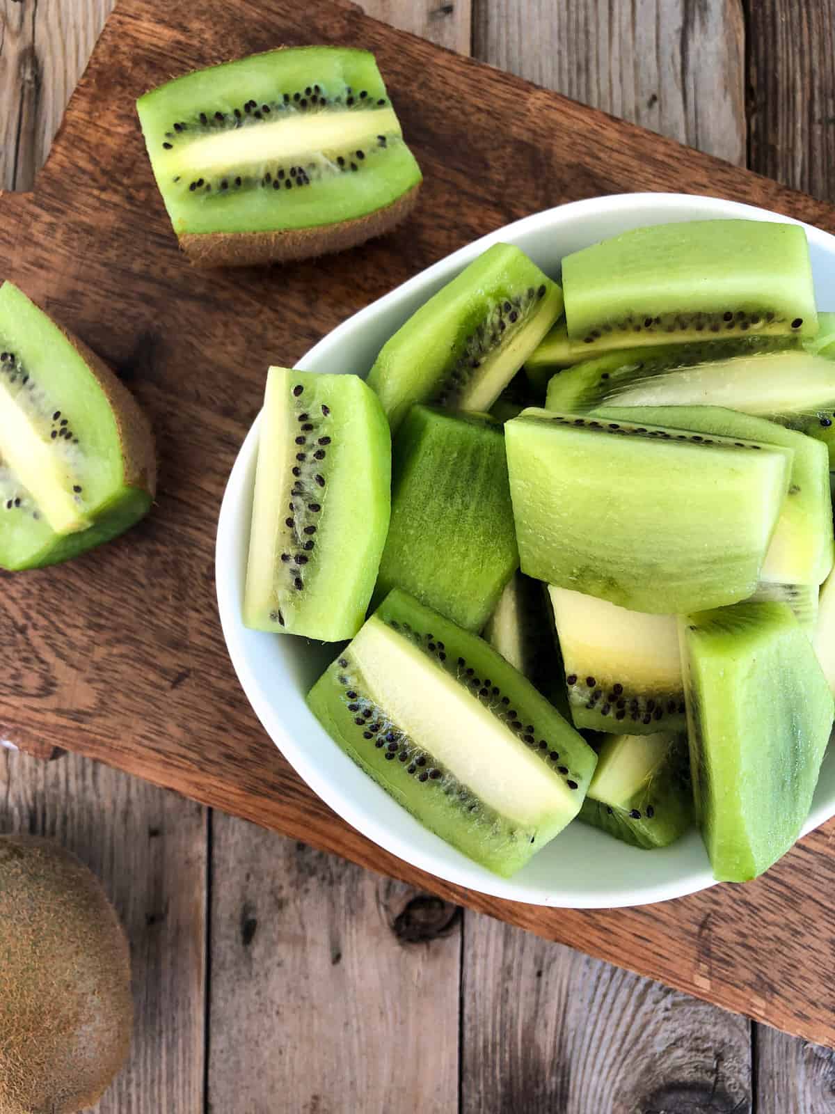 Sliced kiwi