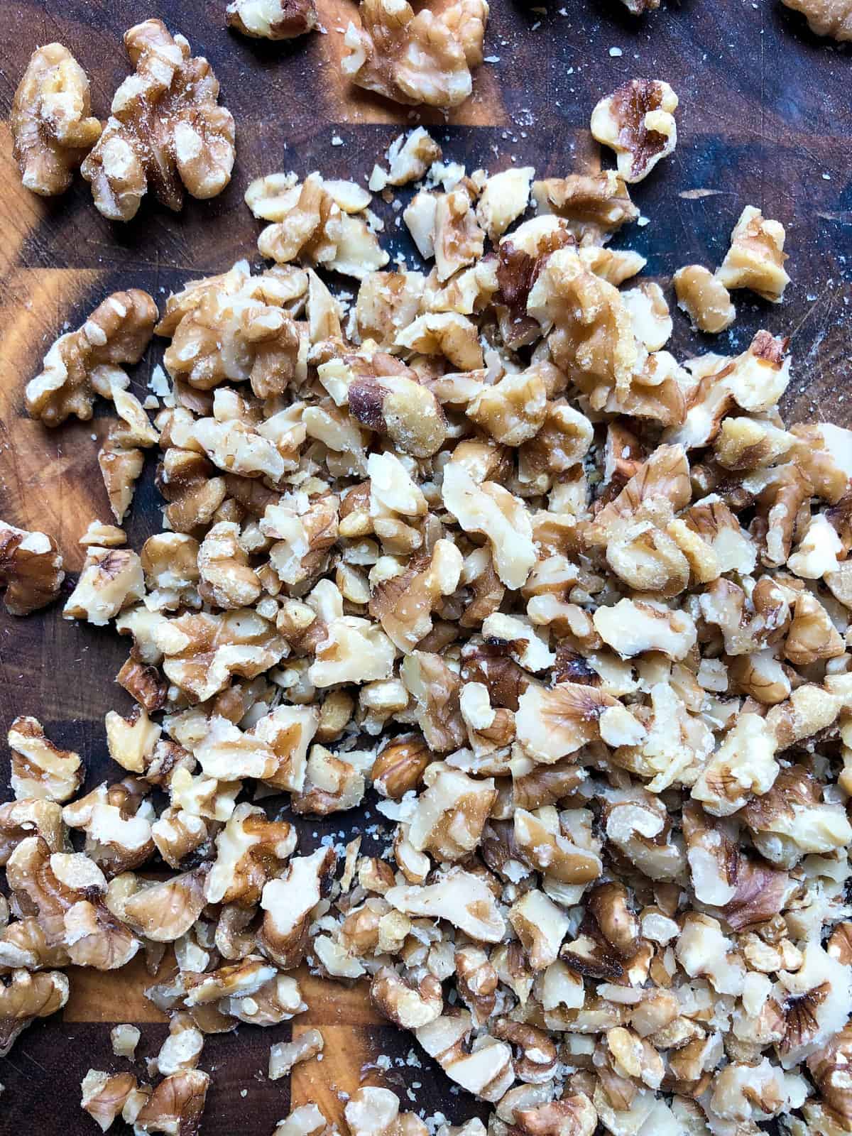 Chop California Walnuts