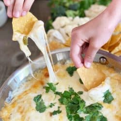 Queso Fundido with chips