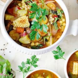 homemade vegetable soup recipe
