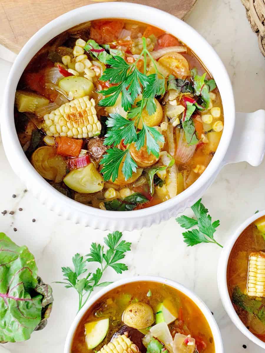 Farmer’s Market Vegetable Soup Recipe