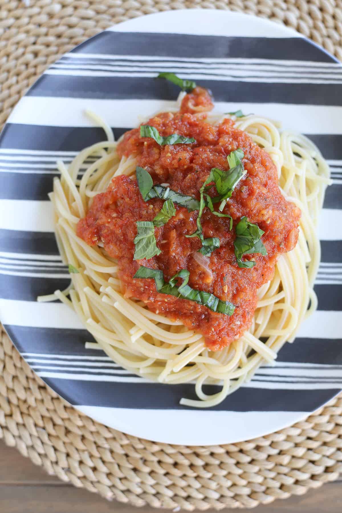 fresh roasted tomato marinara sauce