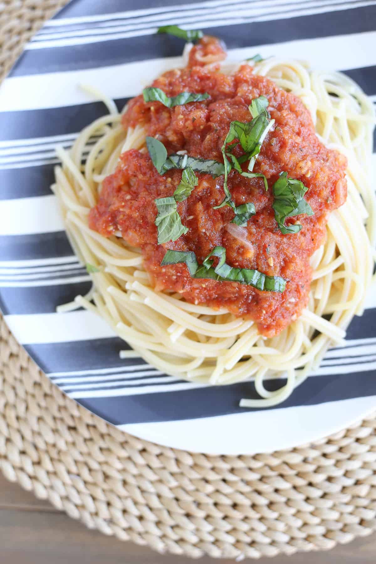 fresh roasted tomato marinara sauce California Grown
