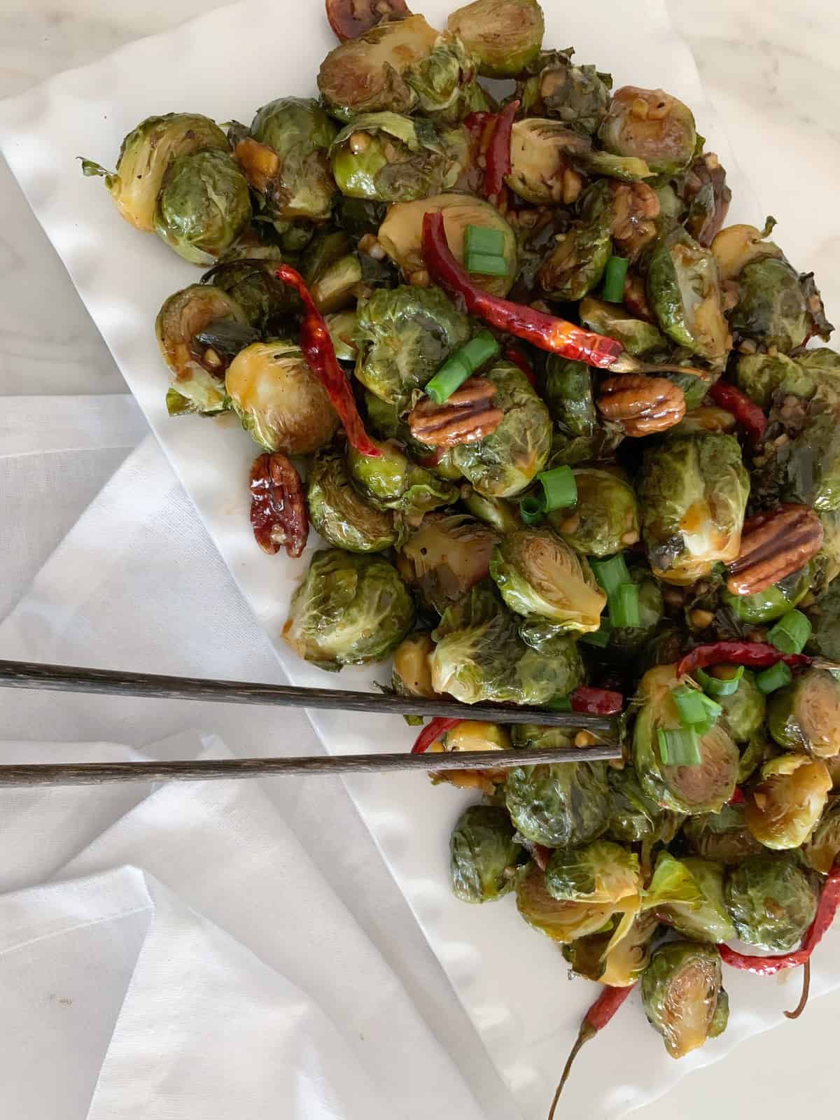 Kung Pao Brussels Sprouts