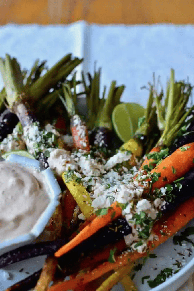 Mexican street corn carrots from Hola Jalapeno