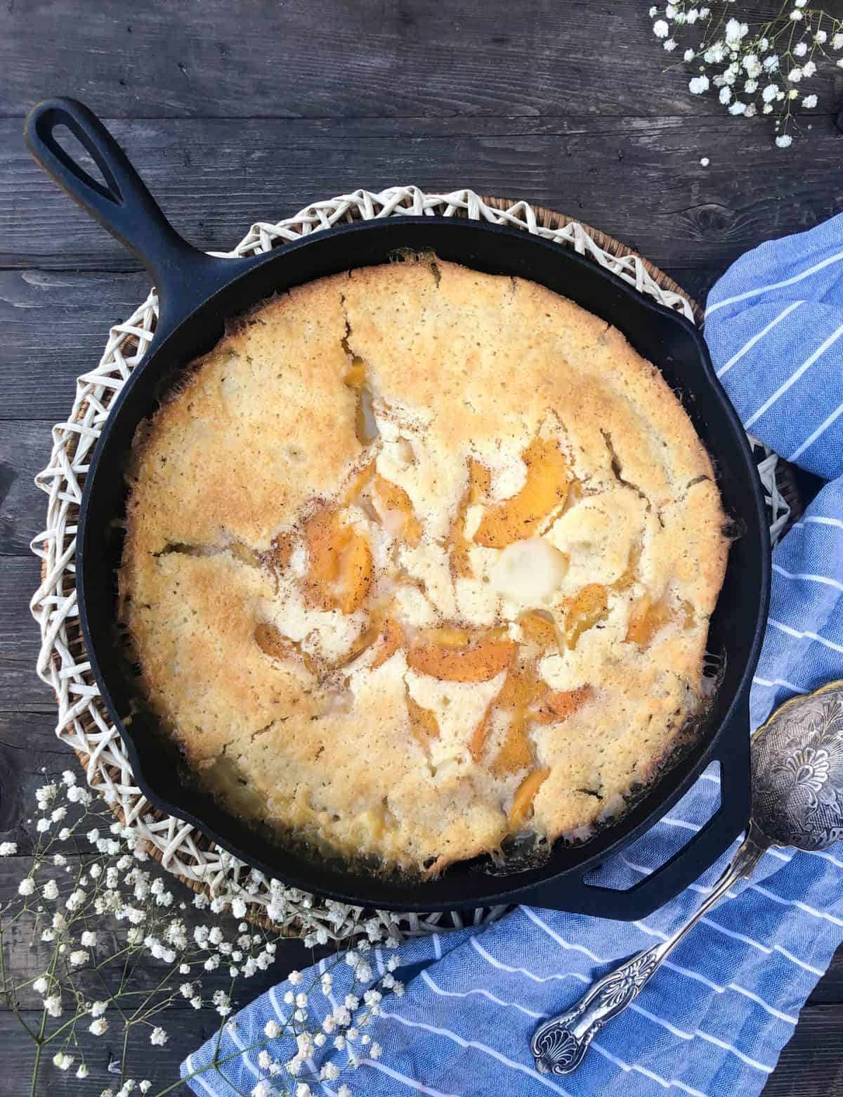 canned peach cobbler recipe