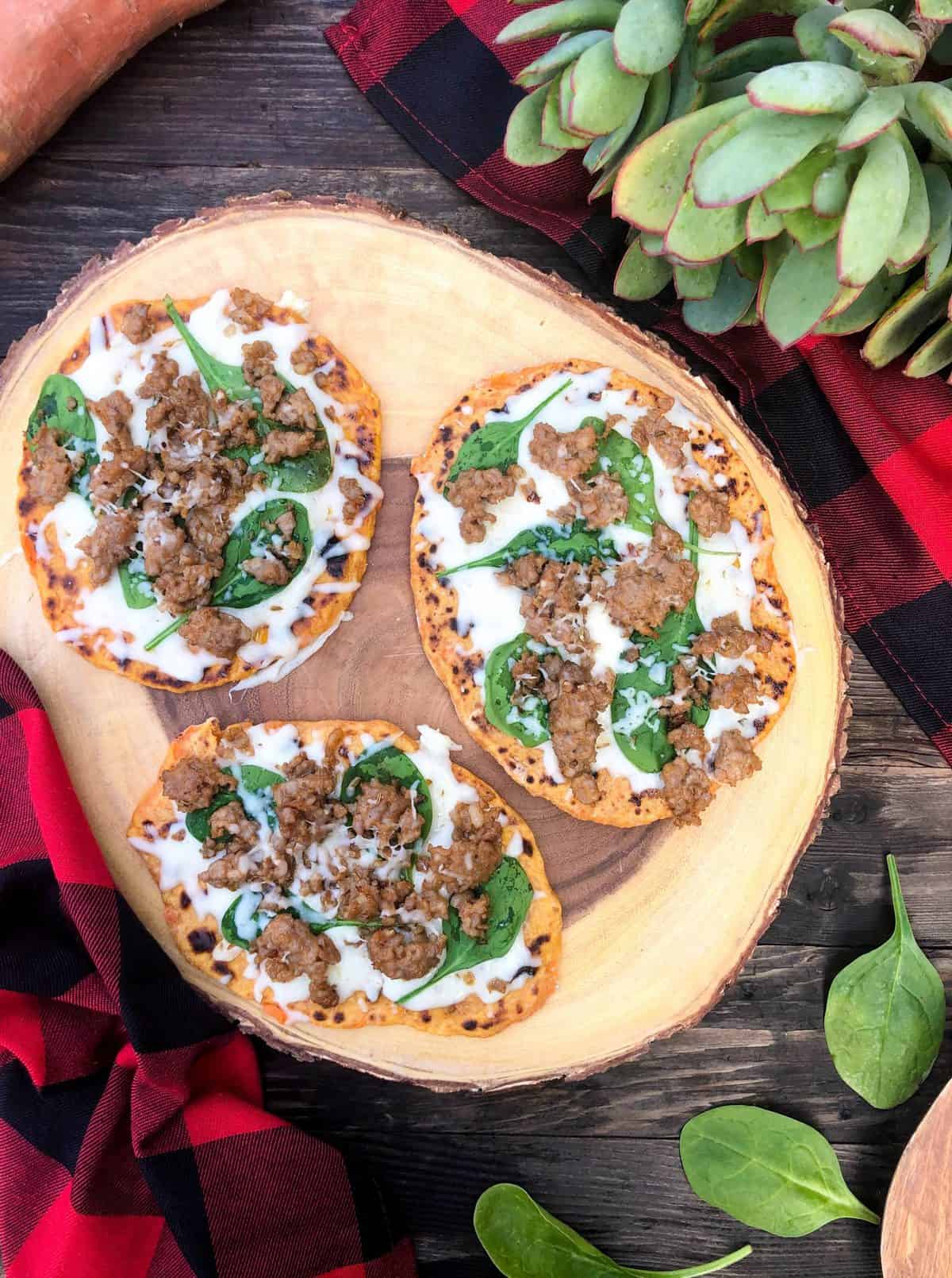 2 Ingredient Sweetpotato Flatbreads: Easy Flatbread Recipe!