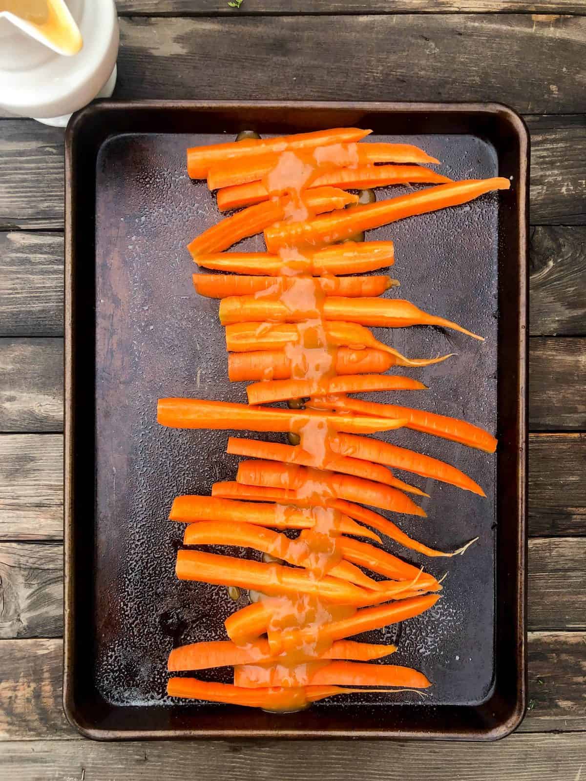 Miso Roasted Carrots