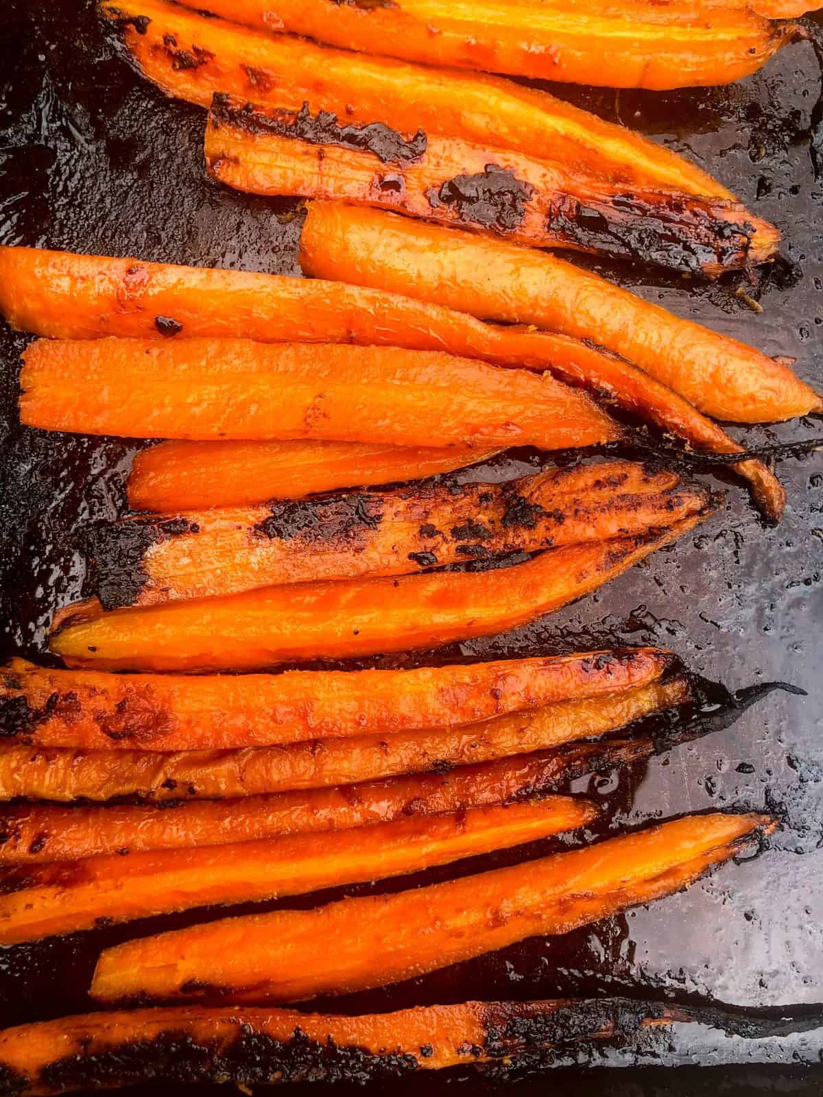 Miso Roasted Carrots