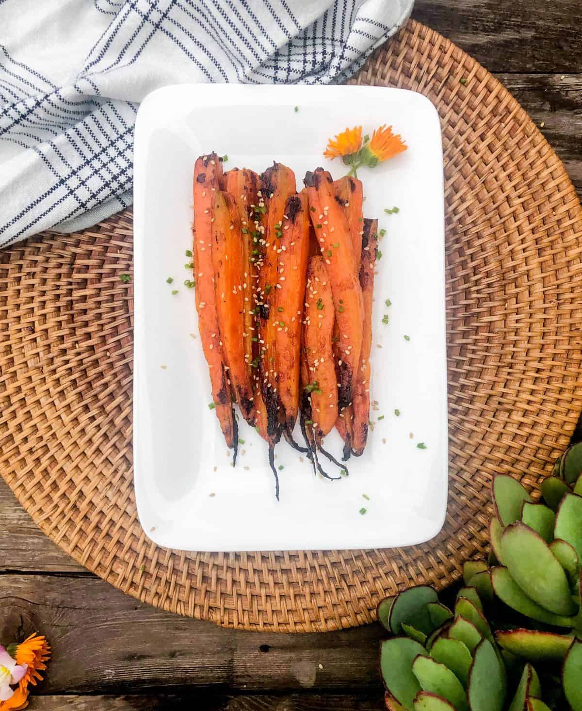 Roasted Carrots with Miso a Delicious Carrot Side Dish