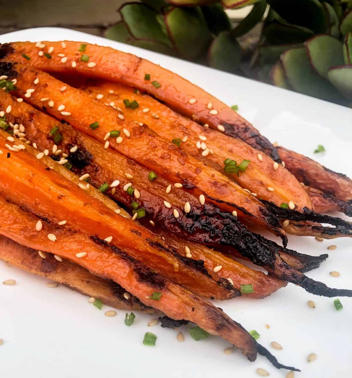 Miso Roasted Carrots 