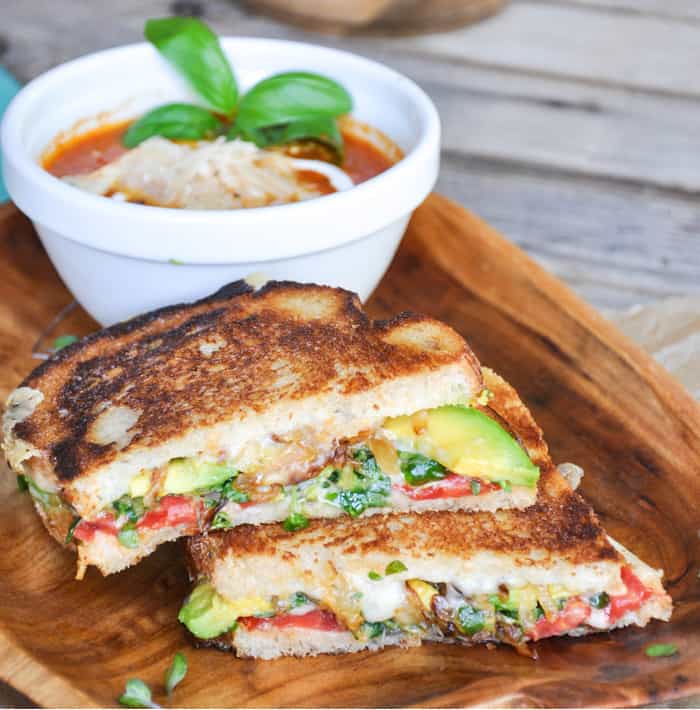 Garden Grilled Cheese. Deliciously healthy dishes kids can help make...and eat