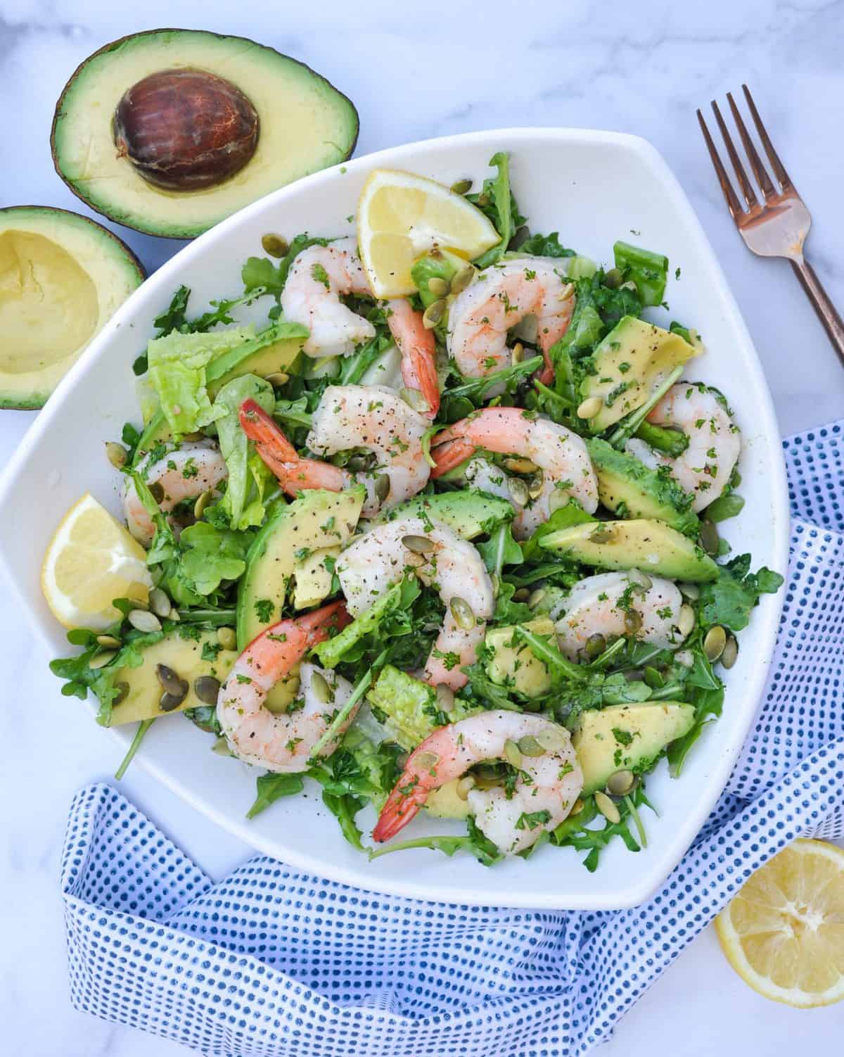 Avocado Citrus Shrimp Salad