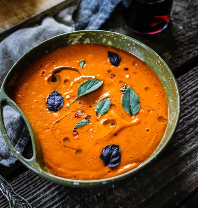 homemade tomato soup g-free foodie
