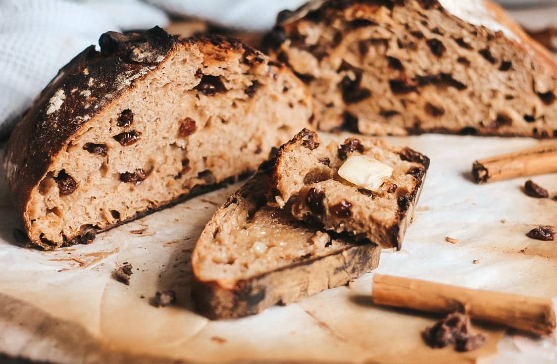 Cinnamon Raisin Sourdough Bread