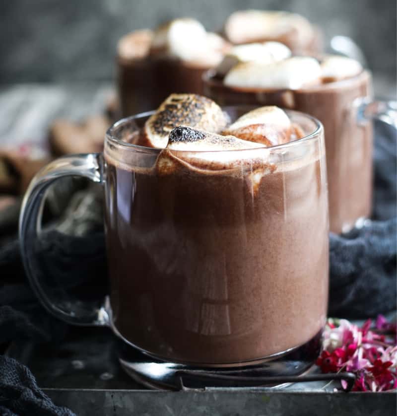 Red Wine Hot Chocolate wine based cocktail