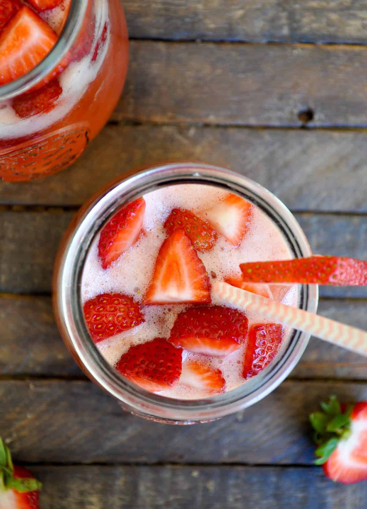Strawberry Agua Fresca 