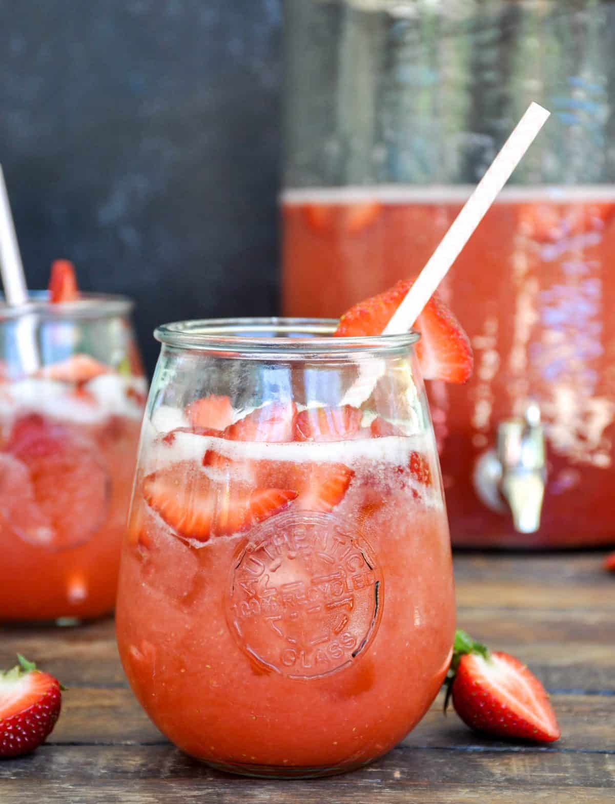 California Strawberry Agua Fresca