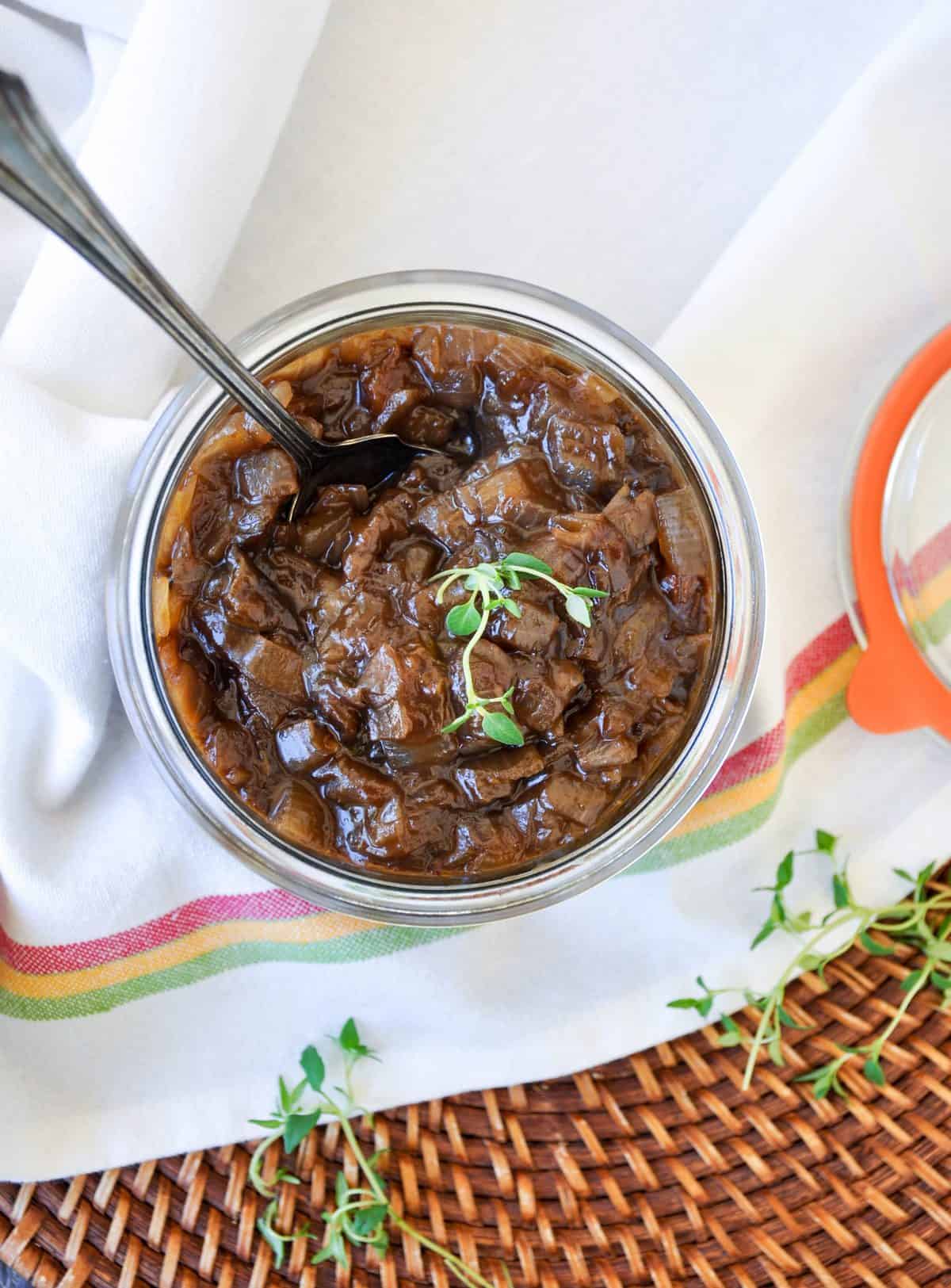 Juicy Burgers with Prune Onion Jam - California Grown