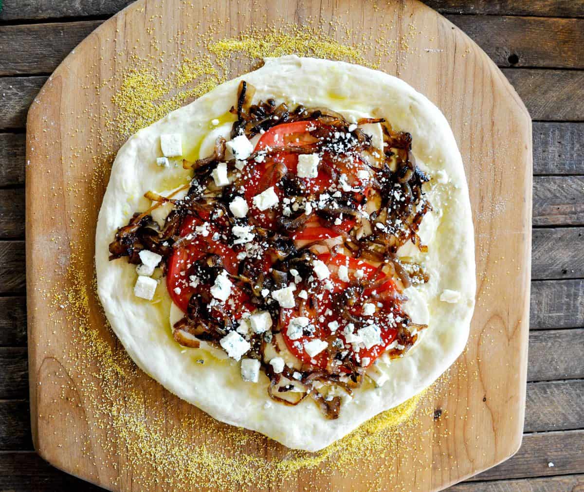 Grilled Flatbread Prep