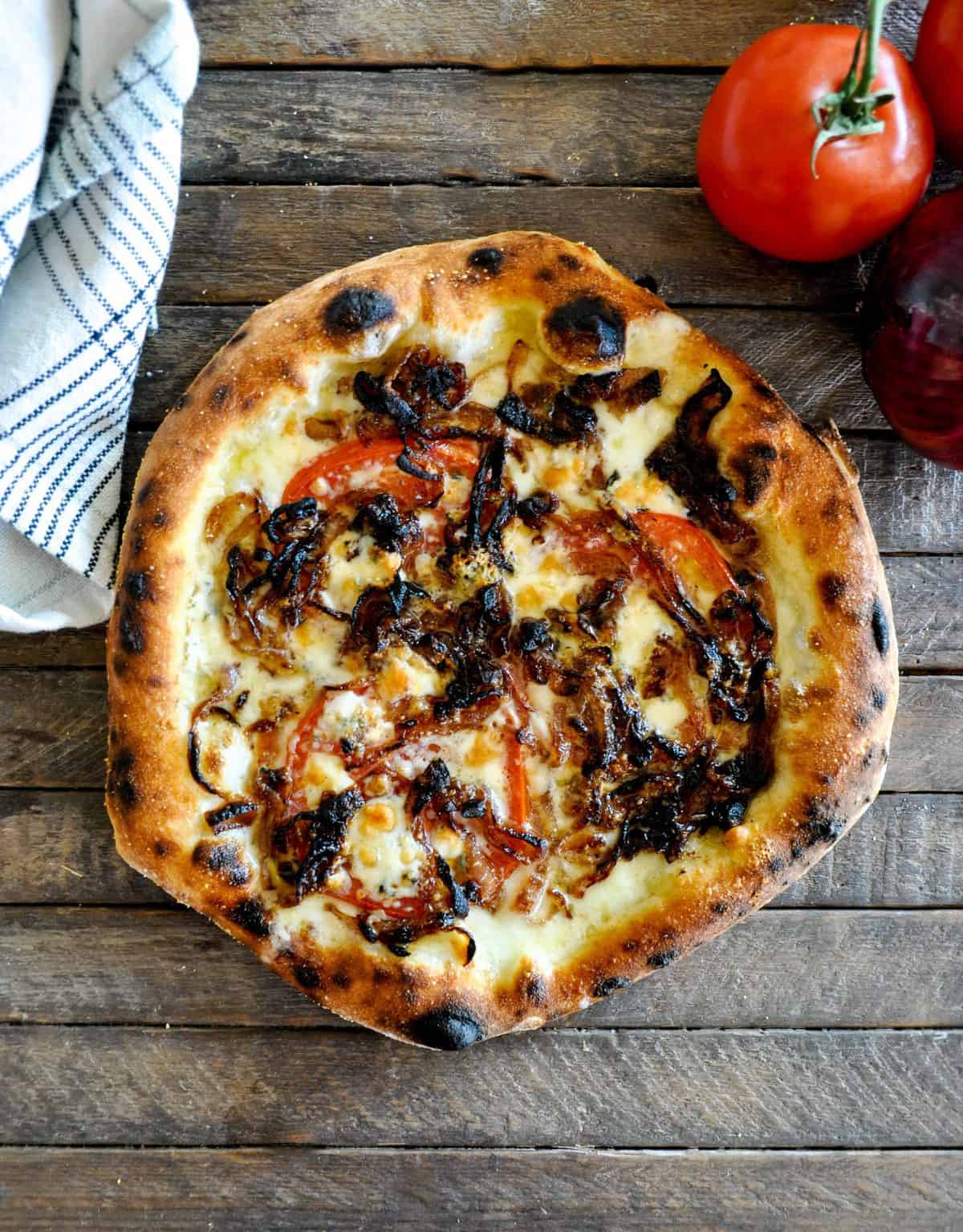 Tomato Onion Flatbread