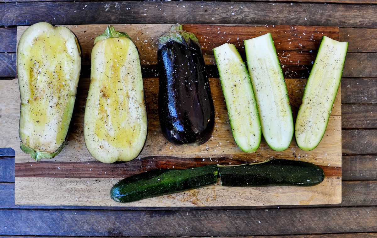 Roasted Zucchini and Eggplant