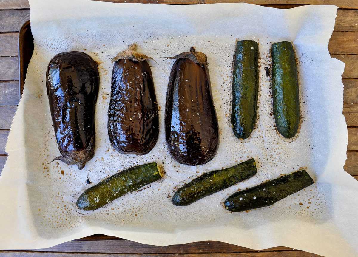 Roasted Zucchini and Eggplant