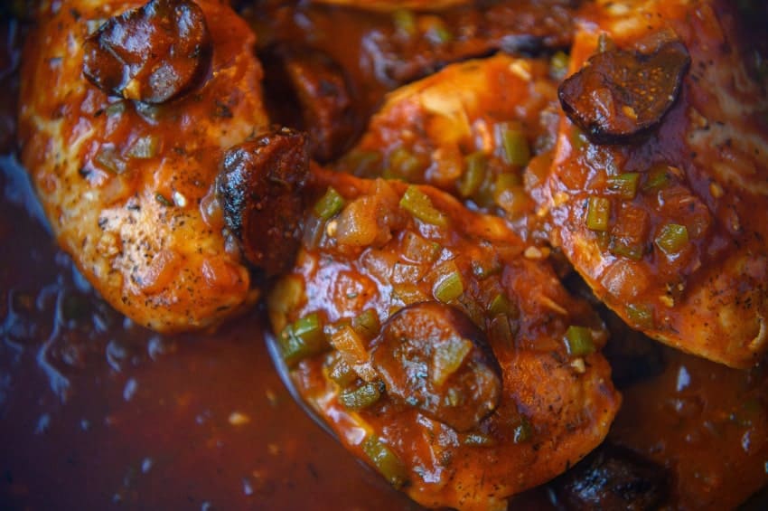 Instant Pot Moroccan Chicken recipe with figs