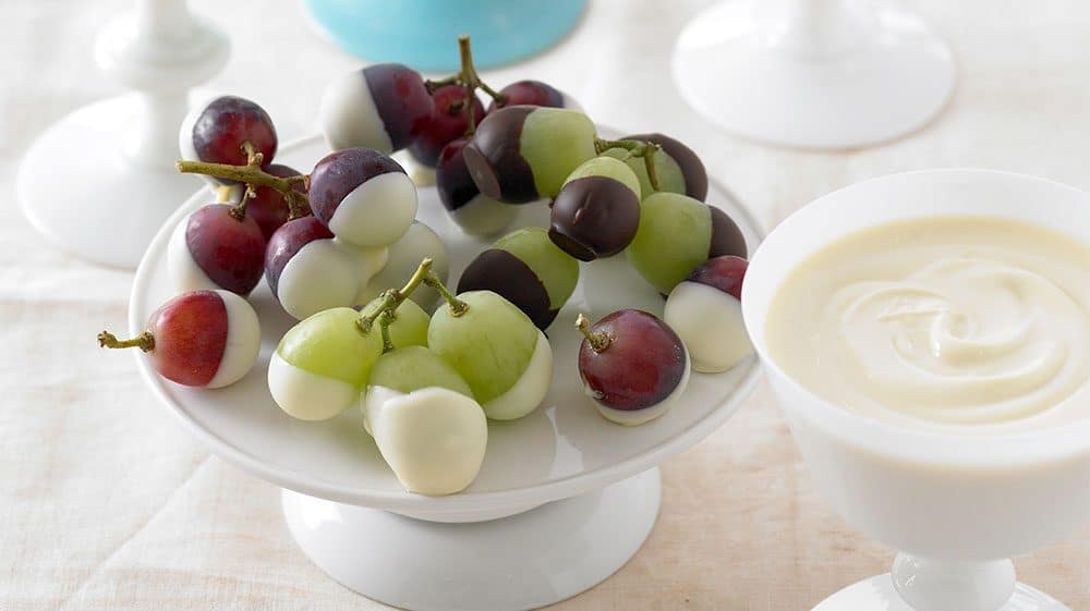 Chocolate Dipped Fresh Grapes