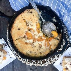 cobbler with cling peaches
